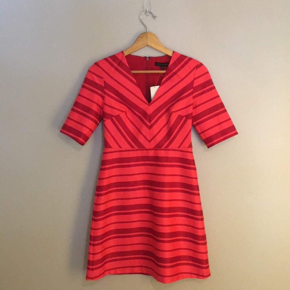 NWT Banana Republic Red Stripe Dress